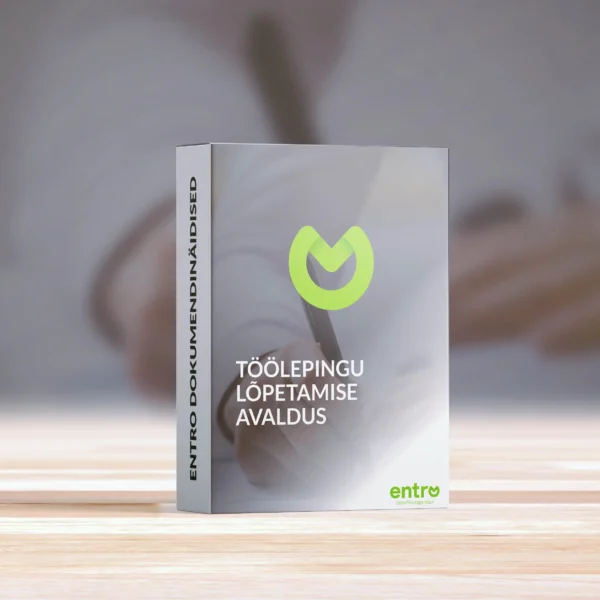 Töölepingu lõpetamise avaldus